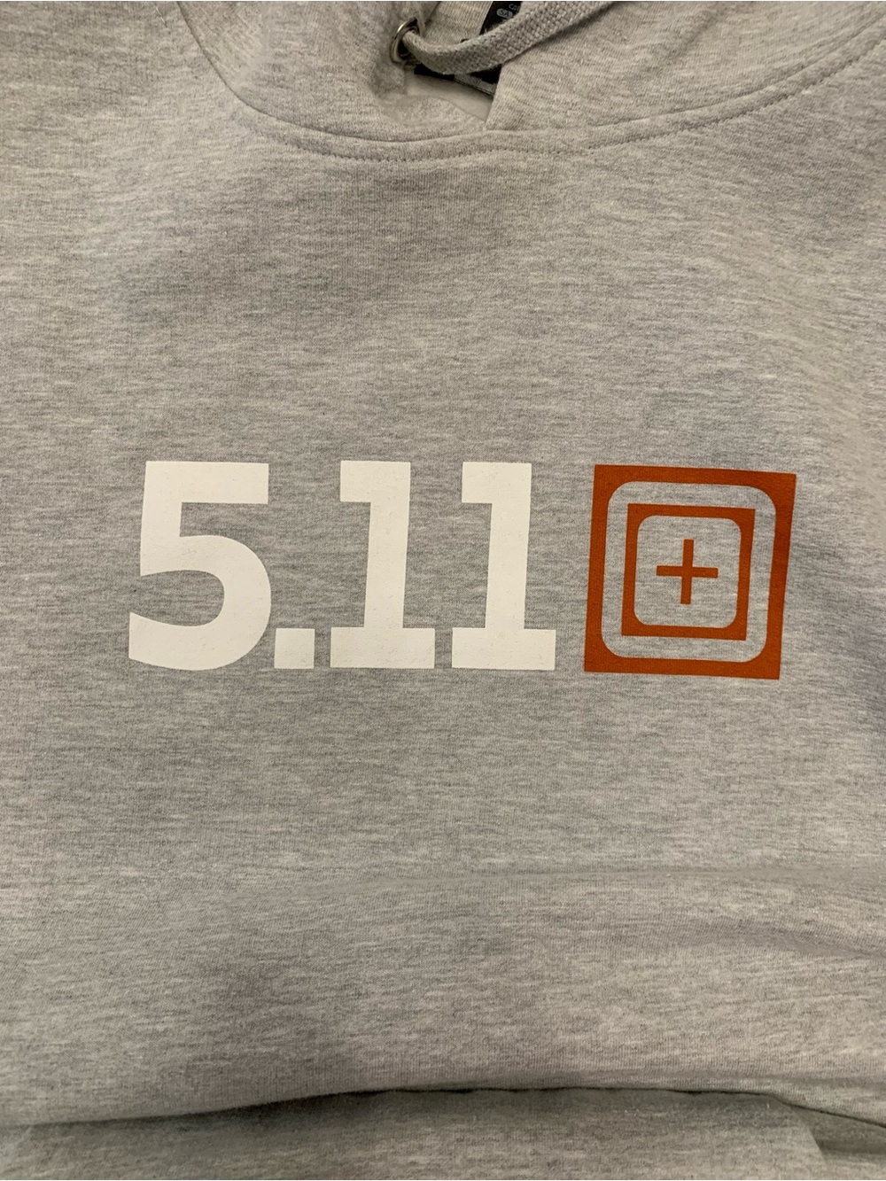 5.11 Tactical Men’s 2XL Scope Hoodie Light Grey Graphic Kangaroo Pocket - Picture 4 of 14